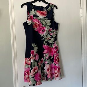 Floral cocktail dress